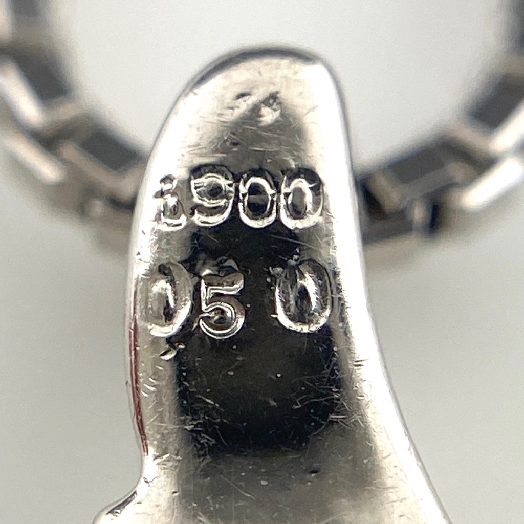 メレダイヤ デザインネックレス プラチナ ペンダント ネックレス Pt900 Pt850 ダイヤモンド レディース 【中古】nbjwl