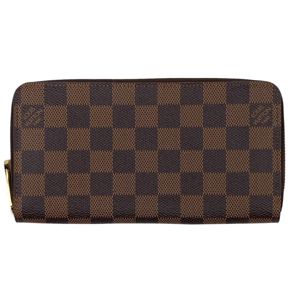 ルイ・ヴィトン ジッピー ウォレット ラウンドファスナー 長財布 ダミエ ブラウン N41661 レディース 【中古】 
 ラッピング可