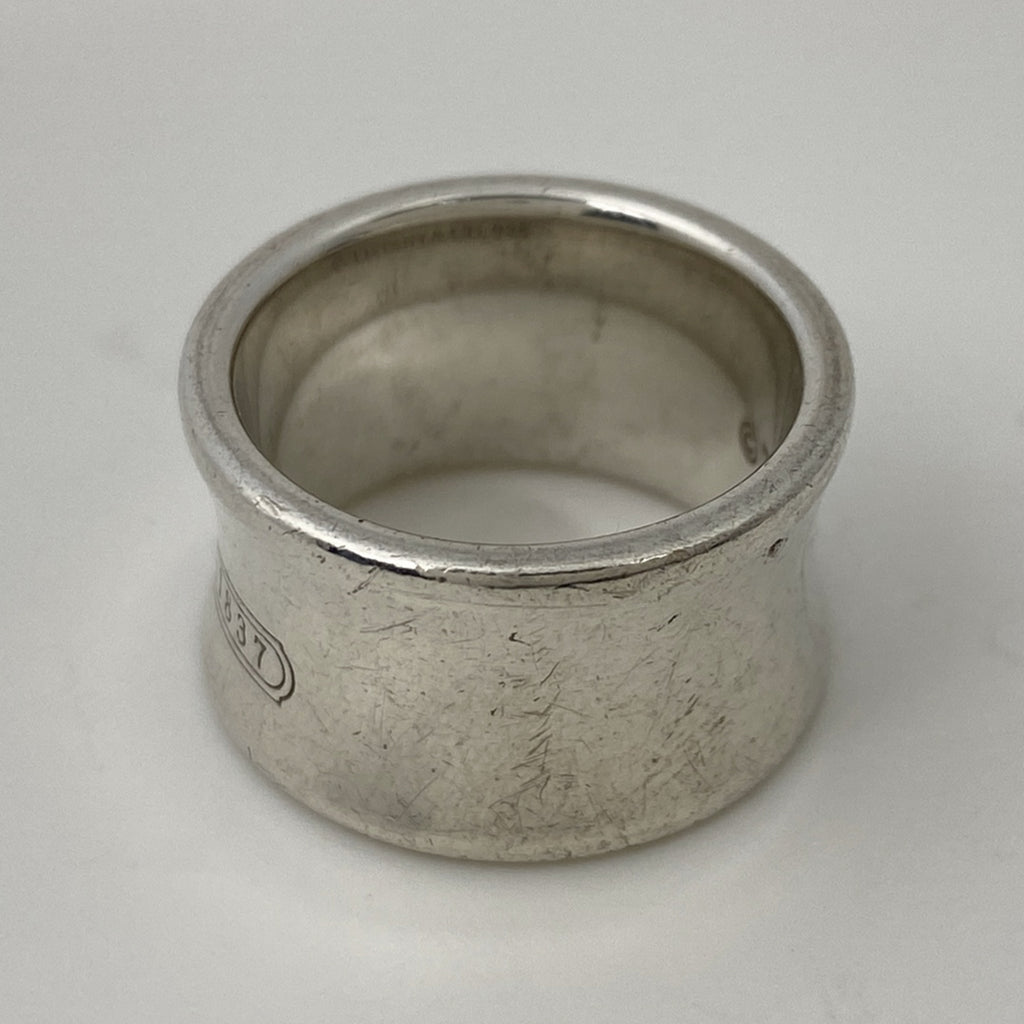 ティファニー 1837 ナローリング 指輪 リング 12号 シルバー925 シルバー レディース 【中古】bracc