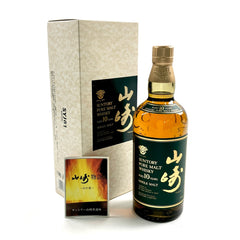 【東京都内限定お届け】 サントリー SUNTORY 山崎 10年 ピュアモルト グリーンラベル 700ml 国産ウイスキー 【古酒】liqbb