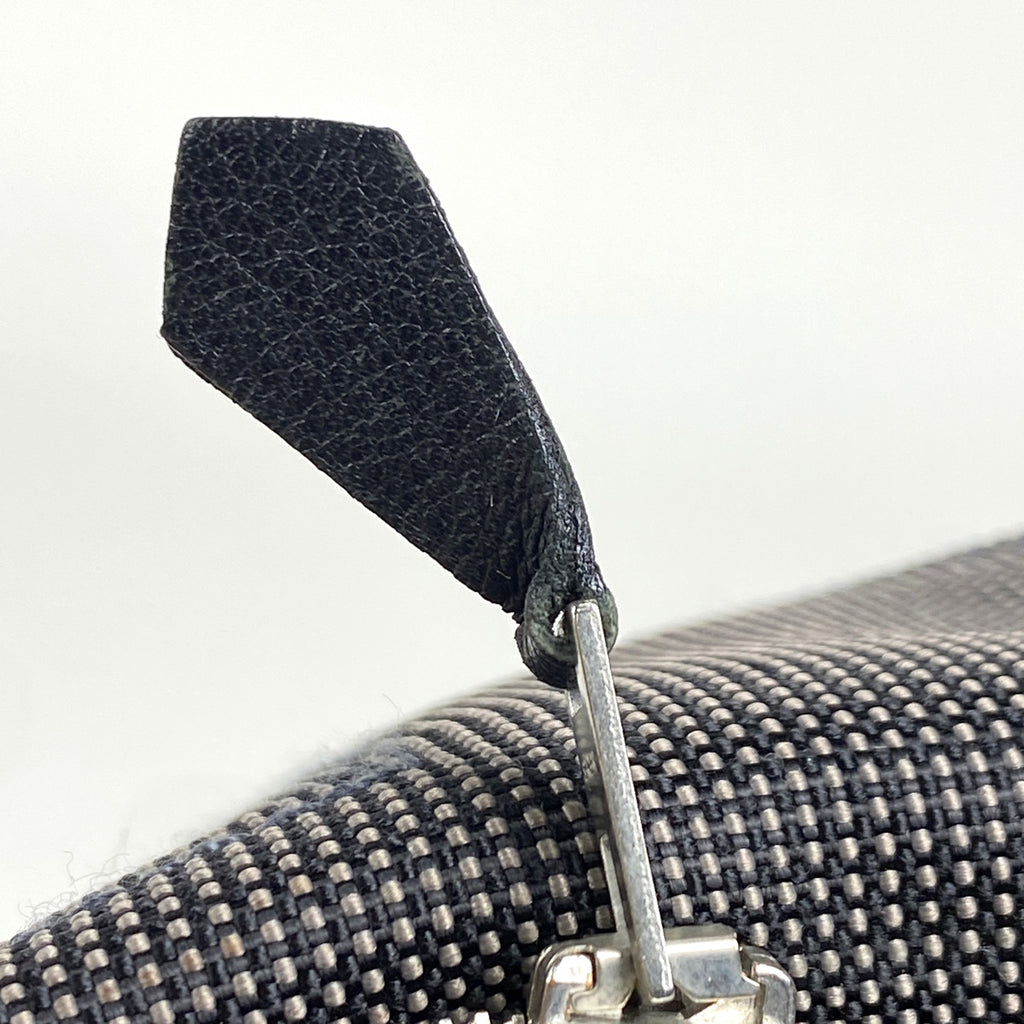 【最終値引き】 エルメス エールライン カバス Hロゴ ハンドバッグ トートバッグ ナイロンキャンバス グレー レディース 【中古】brbag