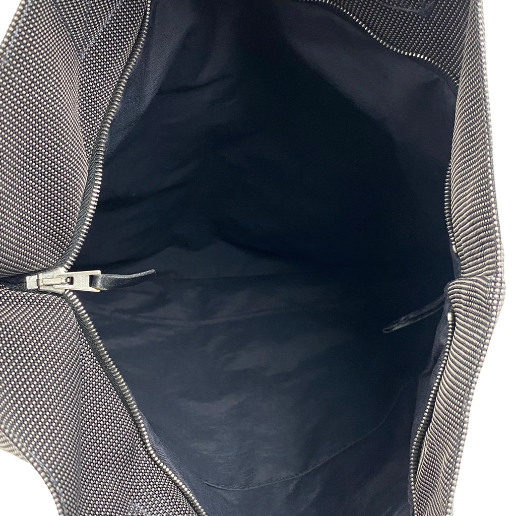 【最終値引き】 エルメス エールライン カバス Hロゴ ハンドバッグ トートバッグ ナイロンキャンバス グレー レディース 【中古】brbag