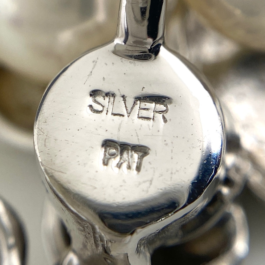 パール デザインネックレス シルバー 真珠 ネックレス SV パール レディース 【中古】nbjwl