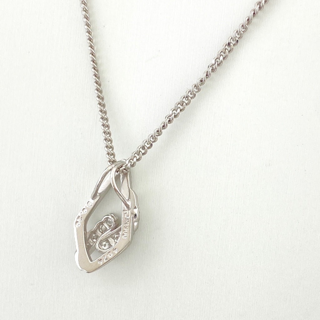 ポーラ メレダイヤ デザインネックレス プラチナ ペンダント ネックレス Pt900 ダイヤモンド レディース 【中古】brjwl