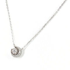 ヴァンドーム青山 メレダイヤ デザインネックレス プラチナ ペンダント ネックレス Pt950 Pt850 ダイヤモンド レディース 【中古】brjwl