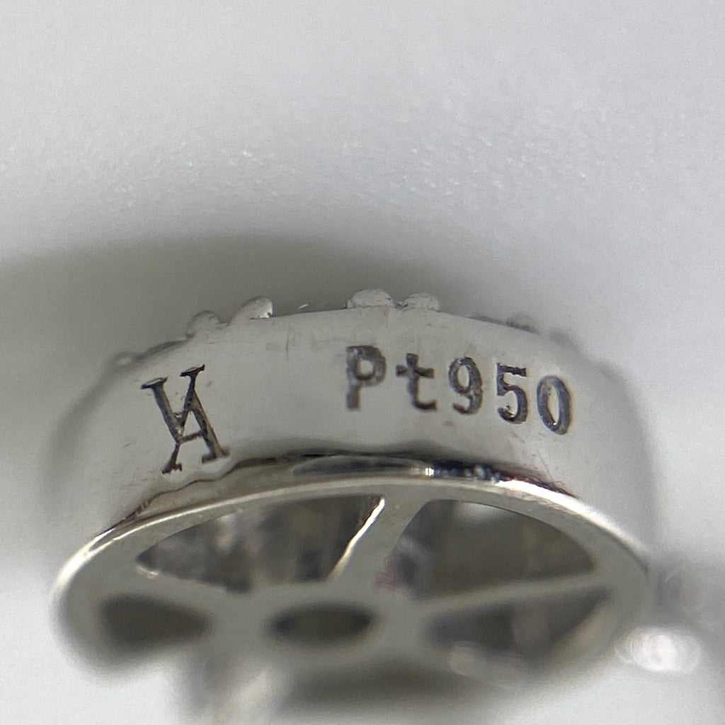 ヴァンドーム青山 メレダイヤ デザインネックレス プラチナ ペンダント ネックレス Pt950 Pt850 ダイヤモンド レディース 【中古】brjwl
