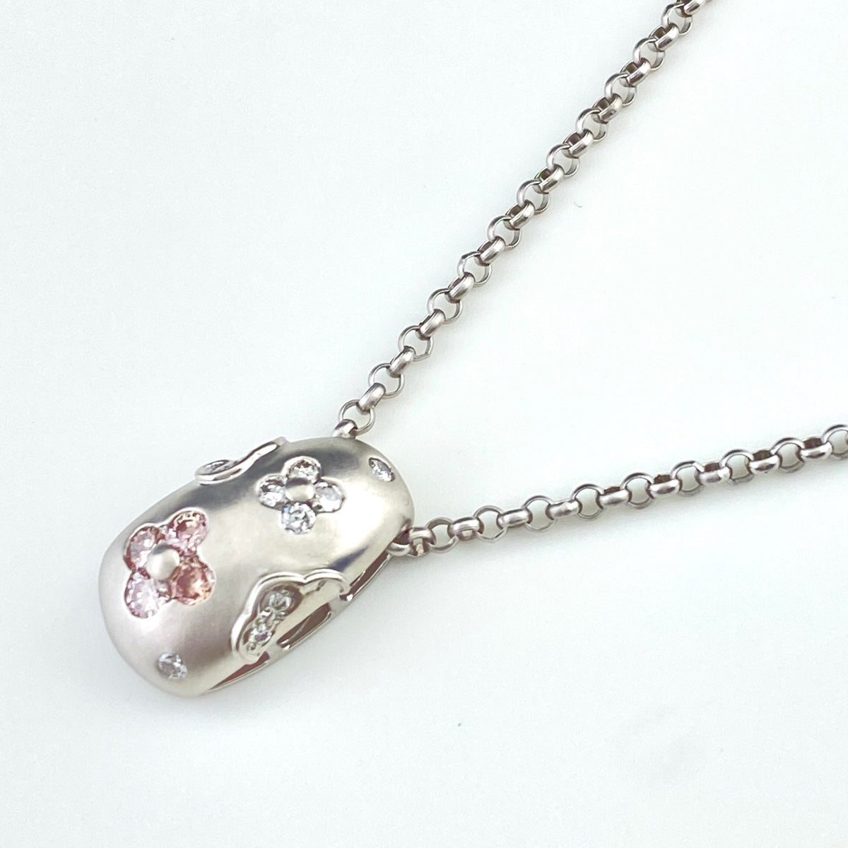 【SALE／37%OFF】 バイセル公式】フラワーモチーフ プラチナ デザインネックレス プラチナ