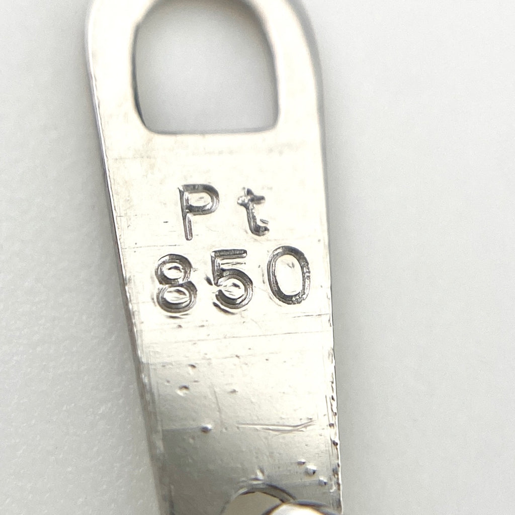 クロスモチーフ デザインネックレス プラチナ ペンダント メレダイヤ ネックレス Pt900 Pt850 ダイヤモンド レディース 【中古】 nbjwl