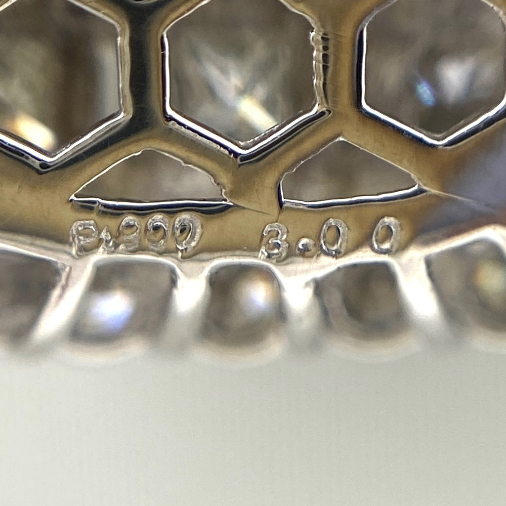 【在庫一掃】 メレダイヤ デザインネックレス プラチナ ペンダント ネックレス Pt900 Pt850 ダイヤモンド レディース 【中古】nbjwl