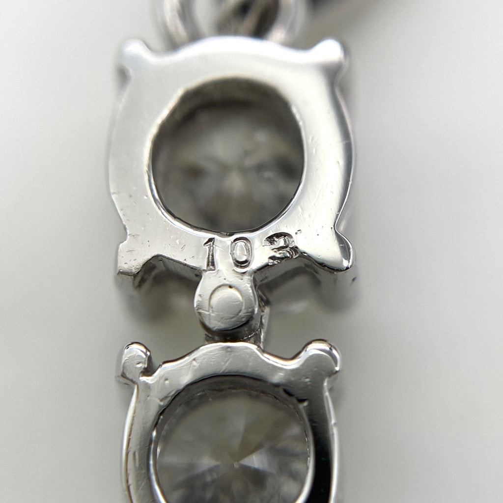 メレダイヤ デザインネックレス プラチナ ペンダント ネックレス Pt850 ダイヤモンド レディース 【中古】nbjwl
