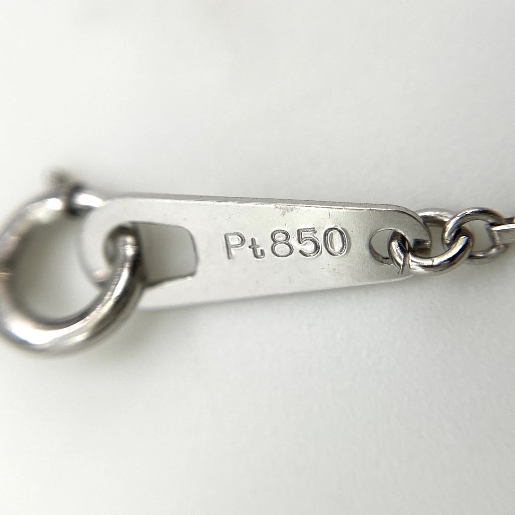 メレダイヤ デザインネックレス プラチナ ペンダント ネックレス Pt850 ダイヤモンド レディース 【中古】nbjwl