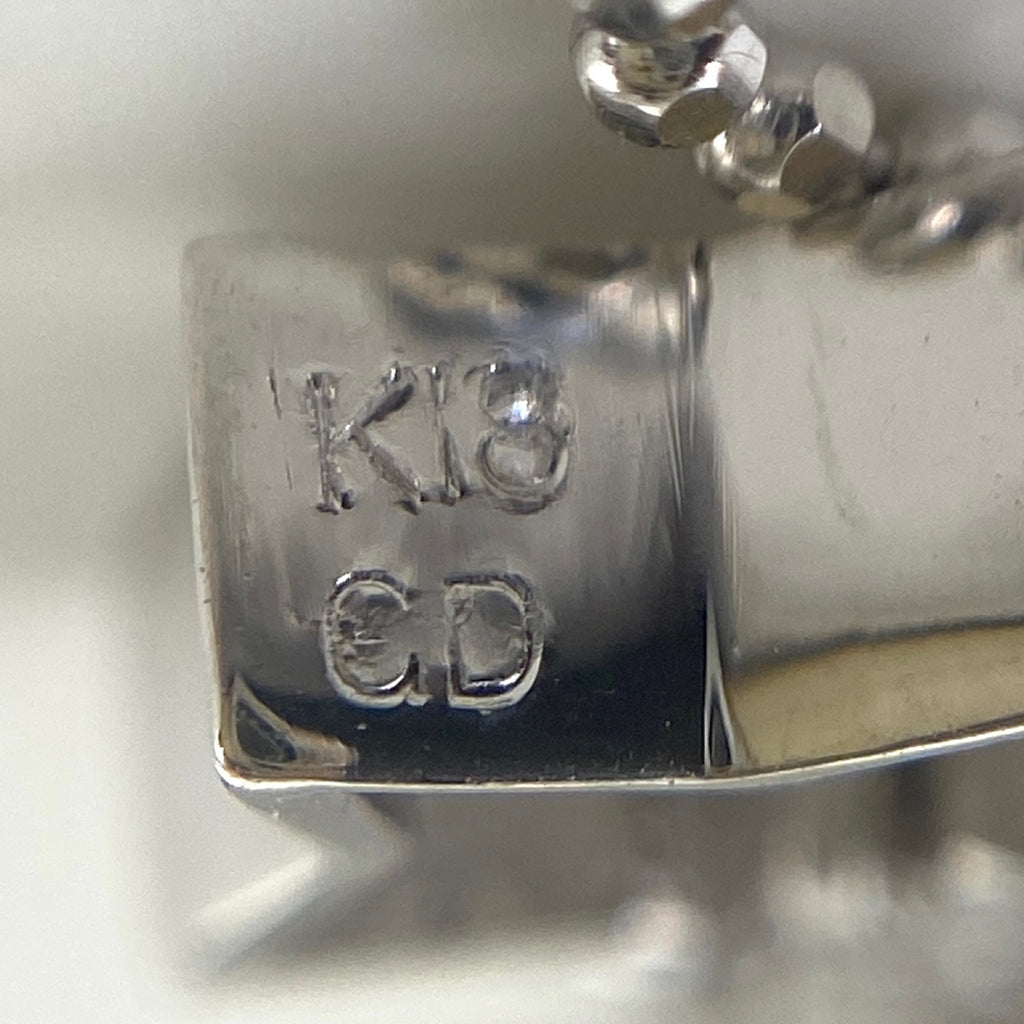 スターモチーフ ネックレス メレダイヤ ペンダント ネックレス K18 750 ダイヤモンド レディース 【中古】nbjwl