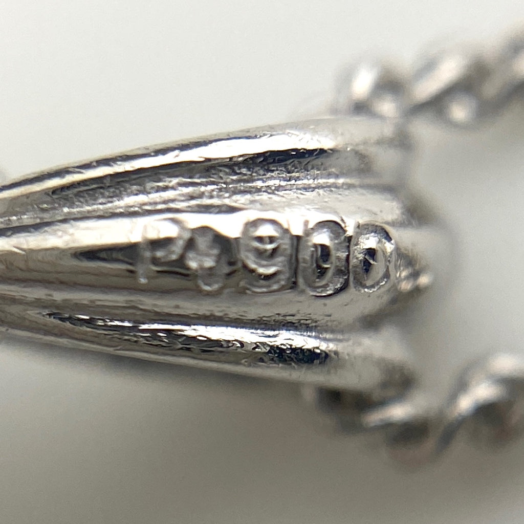 ダイヤモンド デザインネックレス プラチナ ペンダント メレダイヤ ネックレス Pt900 Pt850 ダイヤモンド レディース 【中古】nbjwl