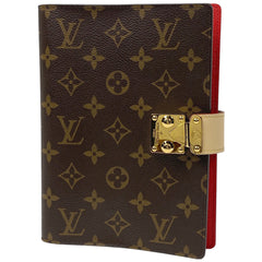 ルイ・ヴィトン クヴェルテュール カルネ ポール ノートカバー 手帳・ブックカバー モノグラム ブラウン GI0238 レディース 【中古】brbag