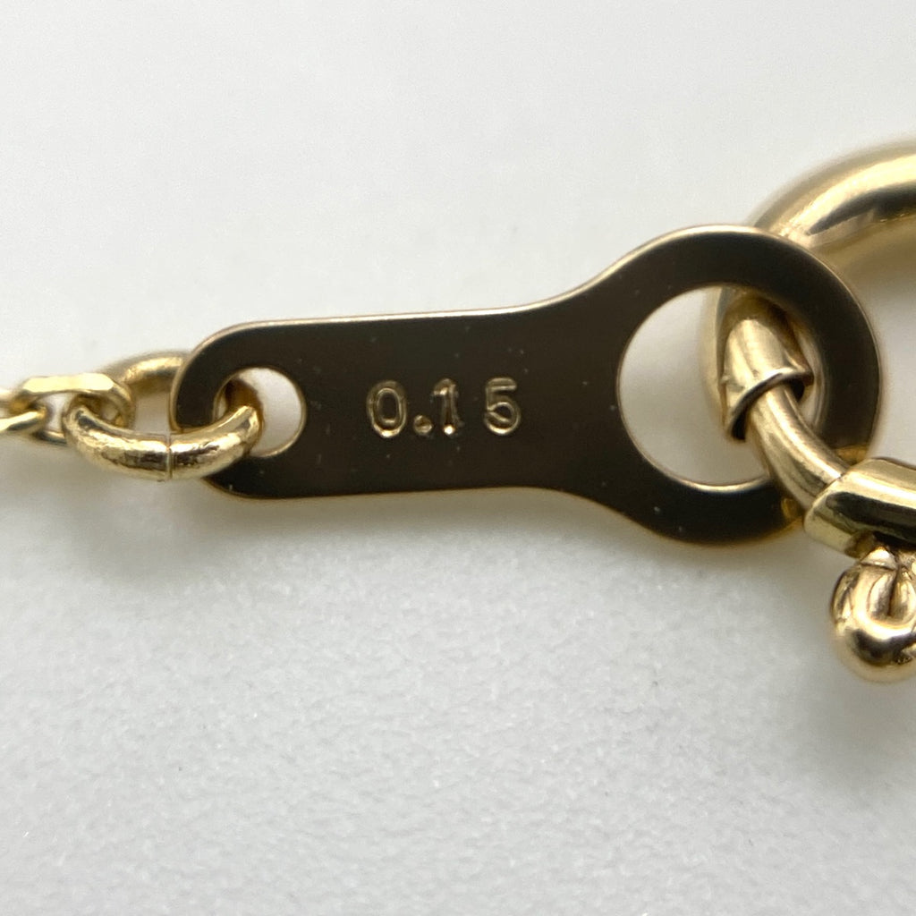 エテ メレダイヤ デザインネックレス YG イエローゴールド ペンダント ネックレス K18 ダイヤモンド レディース 【中古】brjwl