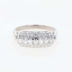 PT900 ダイヤモンド リング プラチナ 12号 0.31CT/0.21CT レディース 中古 nbjwl