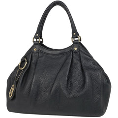 グッチ スーキー ハンドバッグ トートバッグ ハンドバッグ レザー ブラック 211944 レディース 【中古】brbag