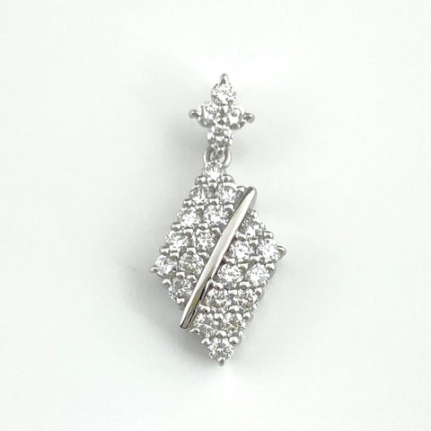122【天然メレダイヤ0.15ct】PT900ペンダントトップ
