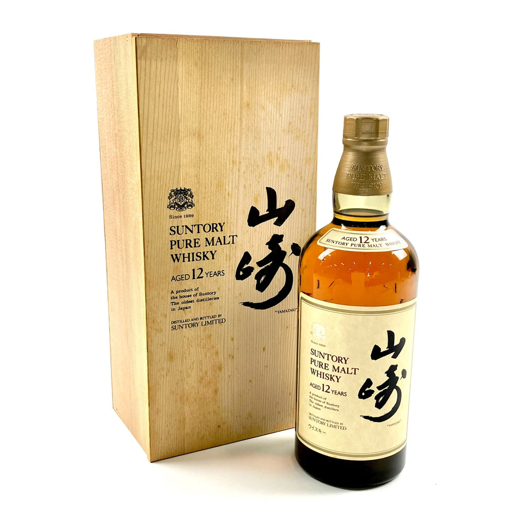 【東京都内限定お届け】 サントリー SUNTORY 山崎 12年 ピュアモルト 向獅子 750ml 国産ウイスキー 【古酒】 liqbb