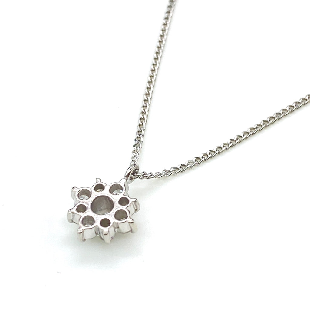メレダイヤ デザインネックレス プラチナ ペンダント ネックレス Pt900 Pt850 ダイヤモンド レディース 【中古】 
 ラッピング可