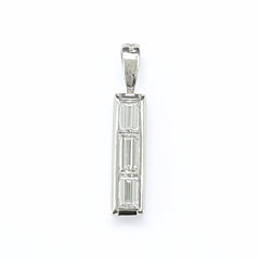 メレダイヤ ペンダントトップ プラチナ ペンダントトップ Pt900 ダイヤモンド レディース 【中古】nbjwl