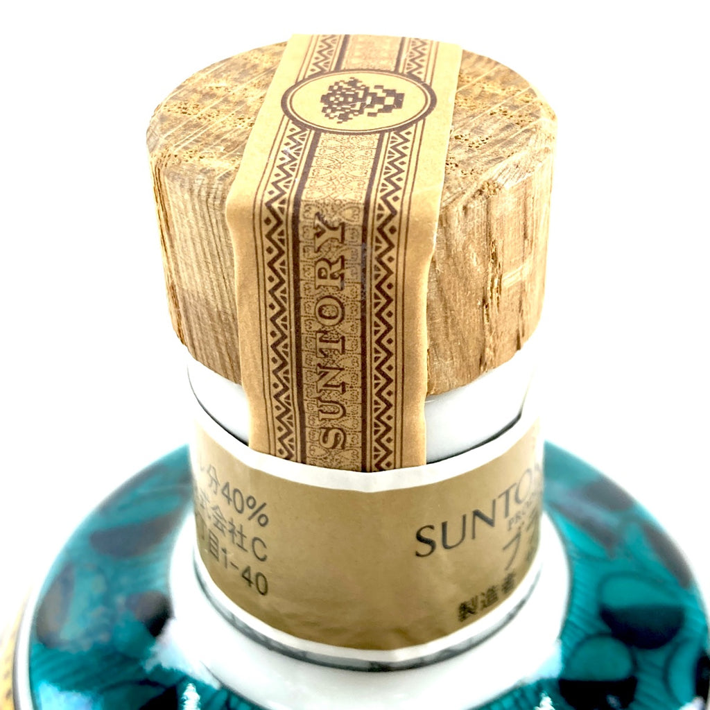 【東京都内限定お届け】 サントリー SUNTORY 九谷 吉田屋風萩に猪文 600ml 国産ブランデー 【古酒】liqbb