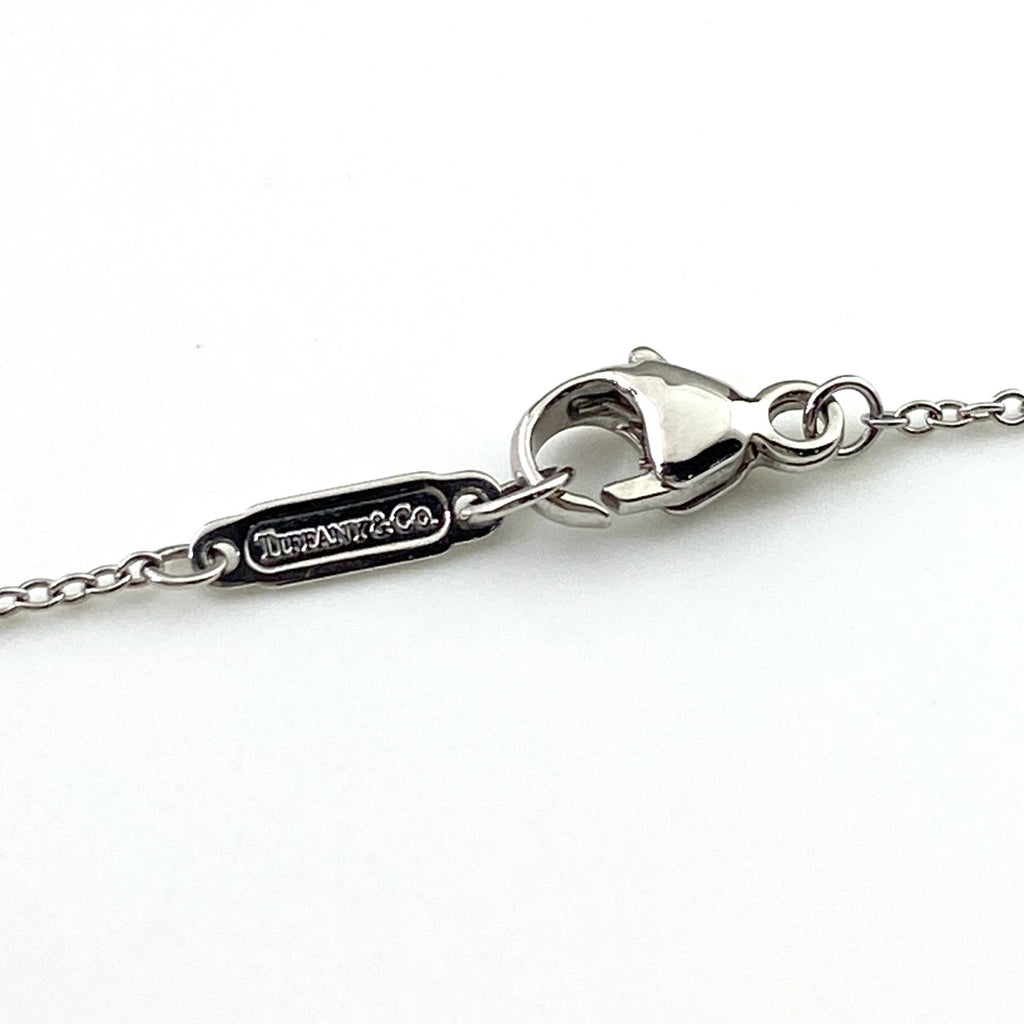 【最終値引き】 ティファニー ジャズドロップ ネックレス プラチナ メレダイヤ ペンダント ネックレス Pt950 ダイヤモンド レディース 【中古】brjwl