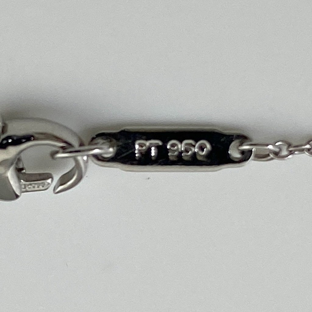 【最終値引き】 ティファニー ジャズドロップ ネックレス プラチナ メレダイヤ ペンダント ネックレス Pt950 ダイヤモンド レディース 【中古】brjwl