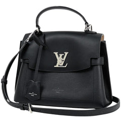 ルイ・ヴィトン ロックミー エヴァー BB 2WAY ショルダーバッグ ターンロック ハンドバッグ レザー ノワール(ブラック) M53937 レディース 【中古】brbag