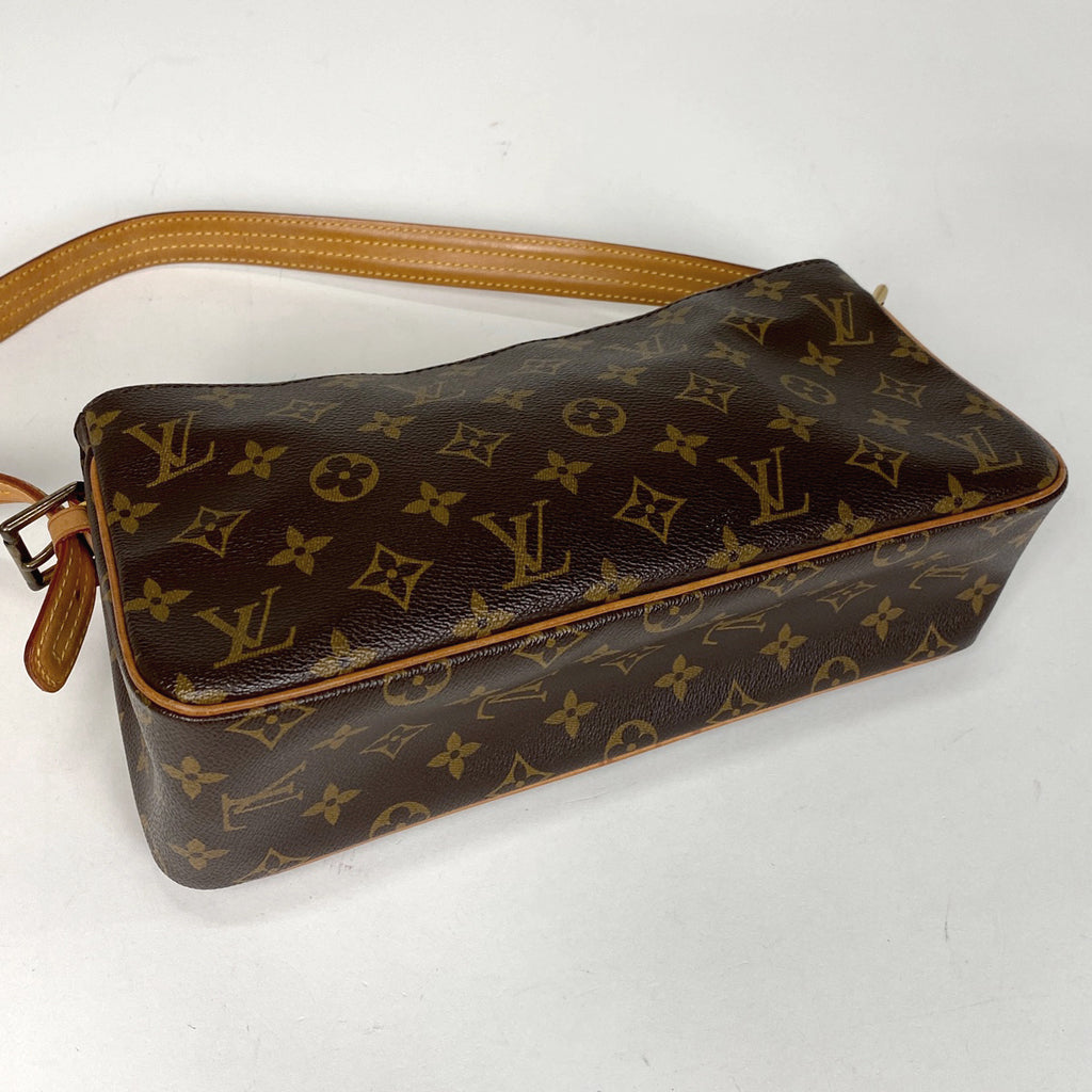 ルイ・ヴィトン ヴィバ シテ MM ワンショルダー ハンドバッグ ショルダーバッグ モノグラム ブラウン M51164 レディース 【中古】brbag