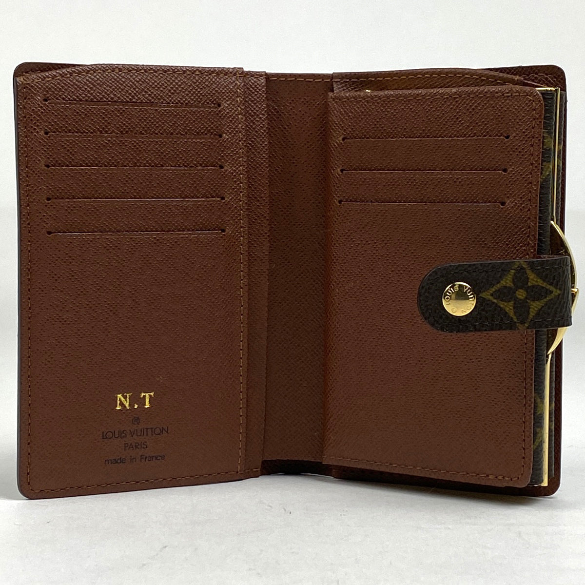 ルイヴィトン ポルトフォイユ ヴィエノワ Ｍ61674 がま口 二つ折り財布18 ルイ・ヴィトン(LOUIS VUITTON)ルイ・ヴィトン ポルトフォイユ