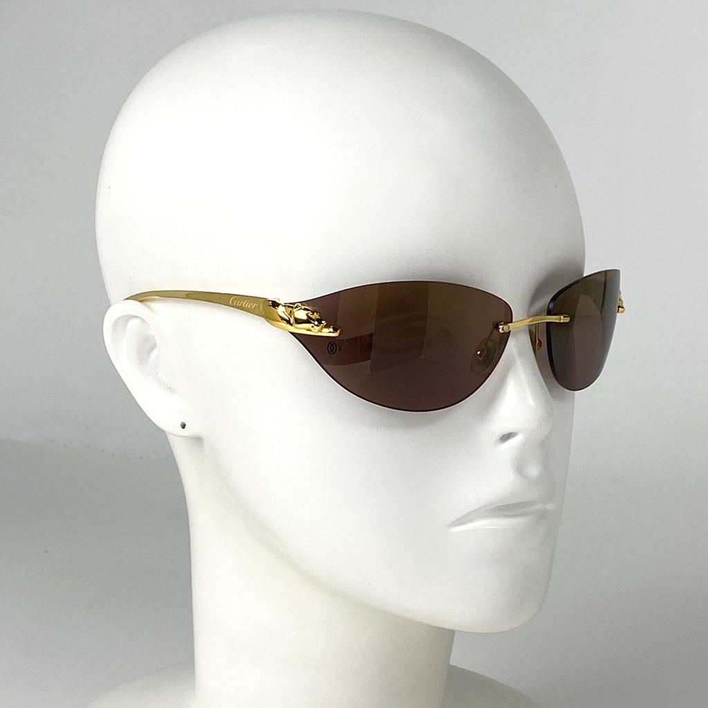 Cartier - 正規レア カルティエ パンテール ロゴ パンサーメタル