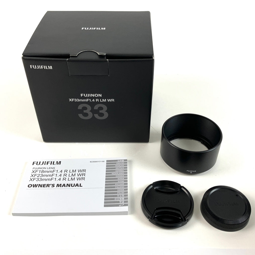 【在庫一掃】 富士フイルム FUJIFILM XF 33mm F1.4 R LM WR 一眼カメラ用レンズ（オートフォーカス） 【中古】