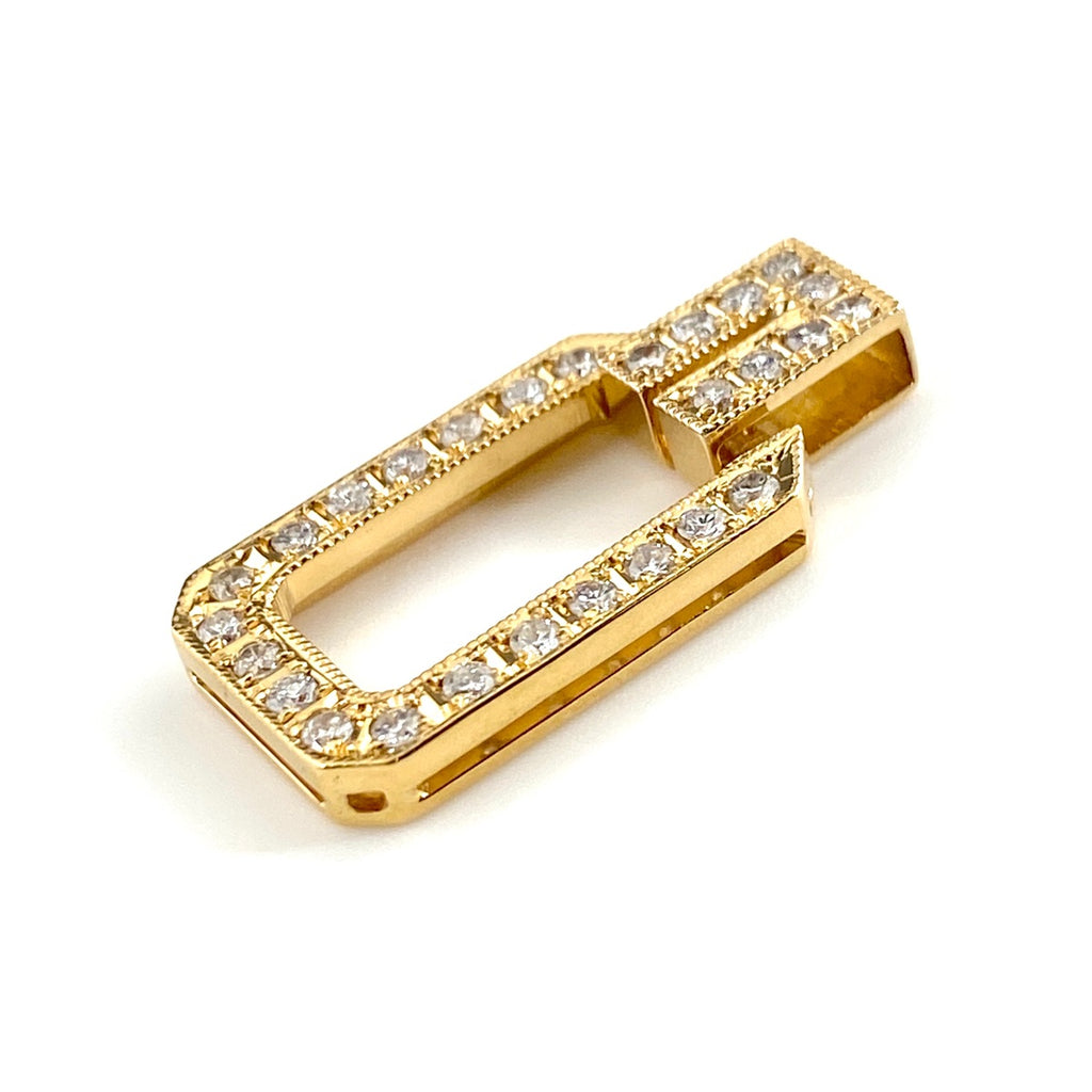 【在庫一掃】 メレダイヤ ペンダントトップ YG イエローゴールド ペンダントトップ K18 ダイヤモンド レディース 【中古】nbjwl