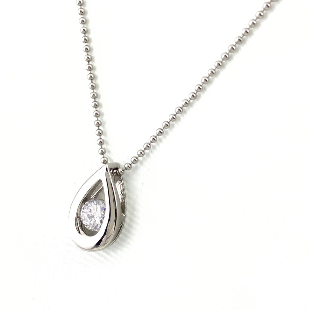 ダイヤモンド デザインネックレス プラチナ ペンダント ネックレス Pt900 Pt850 ダイヤモンド レディース 【中古】nbjwl