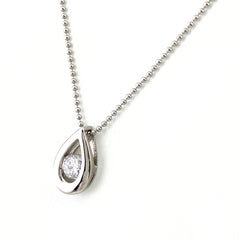 ダイヤモンド デザインネックレス プラチナ ペンダント ネックレス Pt900 Pt850 ダイヤモンド レディース 【中古】nbjwl
