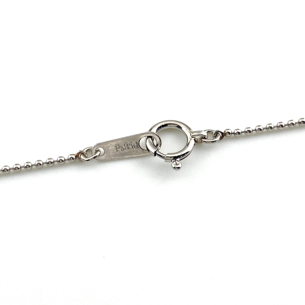 ダイヤモンド デザインネックレス プラチナ ペンダント ネックレス Pt900 Pt850 ダイヤモンド レディース 【中古】nbjwl