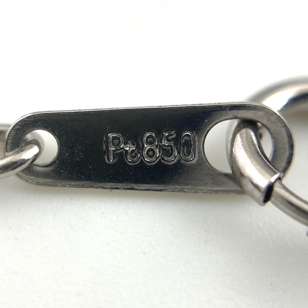 ダイヤモンド デザインネックレス プラチナ ペンダント ネックレス Pt900 Pt850 ダイヤモンド レディース 【中古】nbjwl