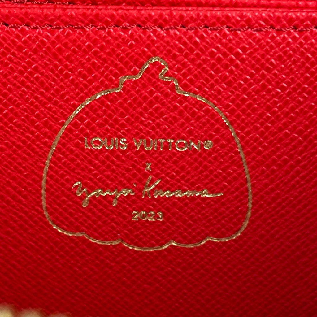 ルイ・ヴィトン LV×YK ジッピー ウォレット 草間彌生 コラボ ラウンドジップ ラウンドファスナー 長財布 モノグラム ブラウン マルチカラー M81864 レディース 【中古】brbag