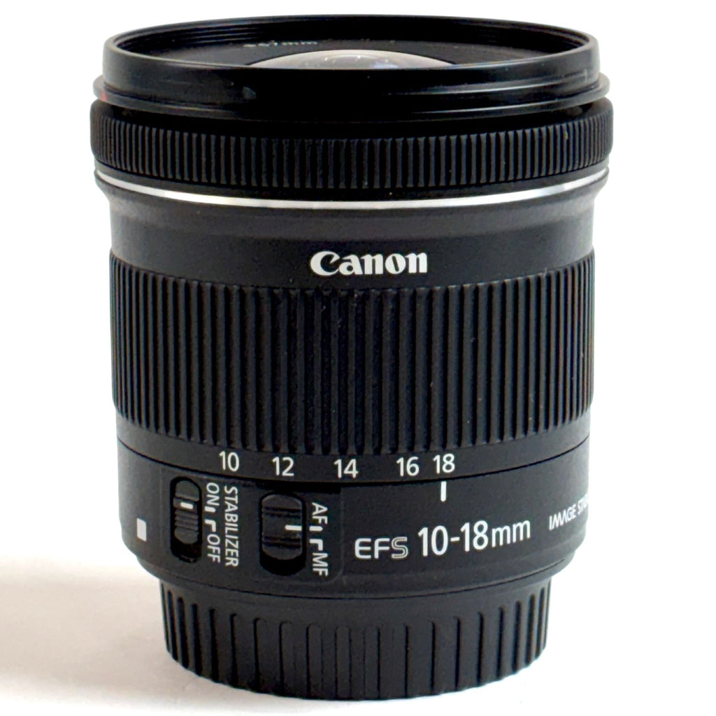キヤノン Canon EF-S 10-18mm F4.5-5.6 IS STM 一眼カメラ用レンズ（オートフォーカス） 【中古】cambb