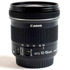 キヤノン Canon EF-S 10-18mm F4.5-5.6 IS STM 一眼カメラ用レンズ（オートフォーカス） 【中古】cambb