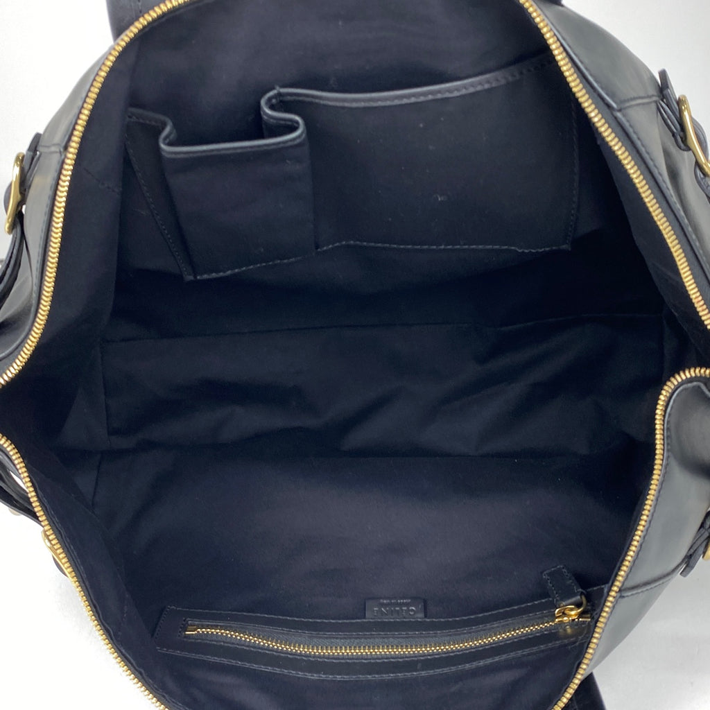 セリーヌ ロゴ ハンドバッグ スタッズ ショルダーバッグ ハンドバッグ レザー ブラック レディース 【中古】brbag