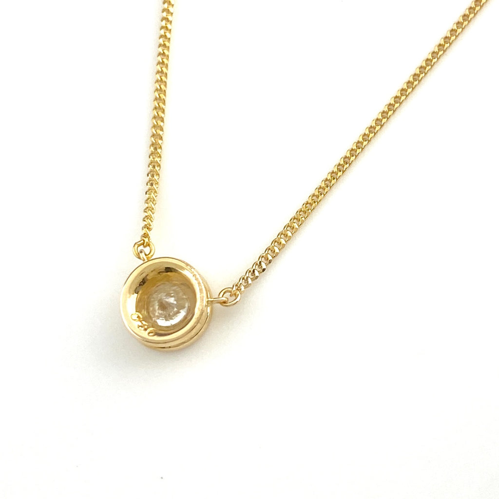 ete ダイヤゴールドペンダントネックレス K10YG レイヤー ダイヤモンド ネックレス（761731） ｜ women