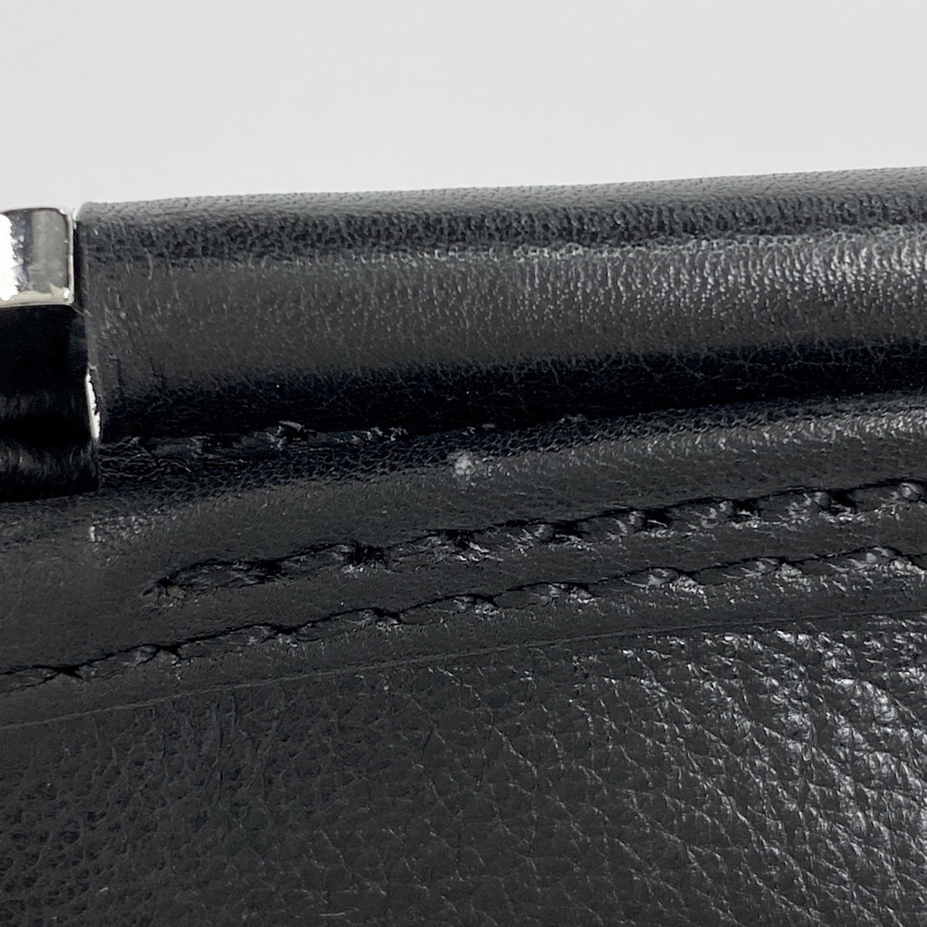 ロエベ アナグラム ショルダーバッグ 斜め掛け ショルダーバッグ レザー ブラック レディース 【中古】brbag