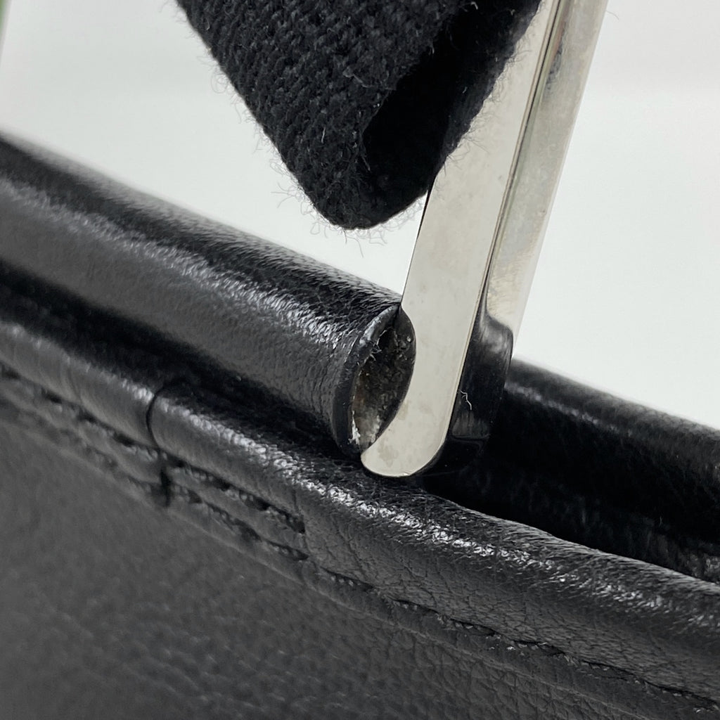ロエベ アナグラム ショルダーバッグ 斜め掛け ショルダーバッグ レザー ブラック レディース 【中古】brbag