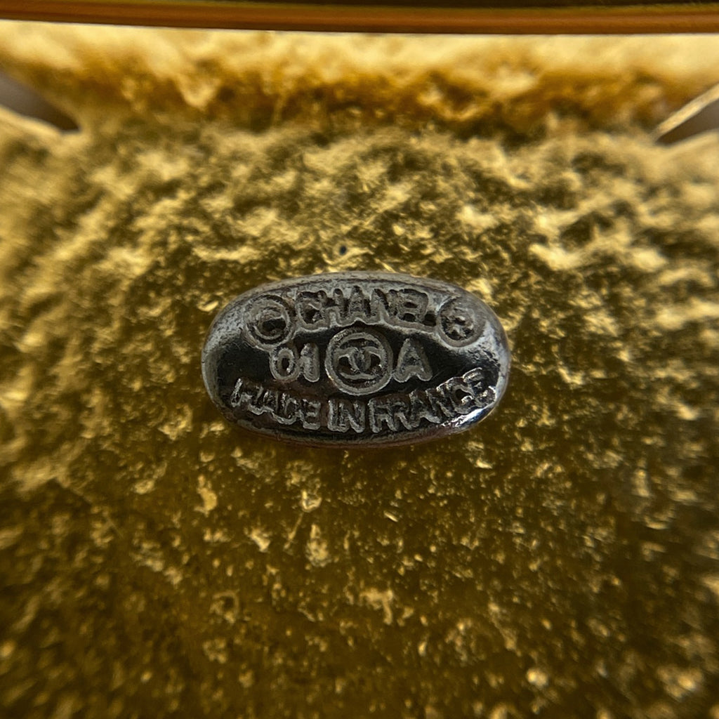 シャネル ココマーク ブローチ スノーフレーク ブローチ GP ゴールド レディース 【中古】bracc