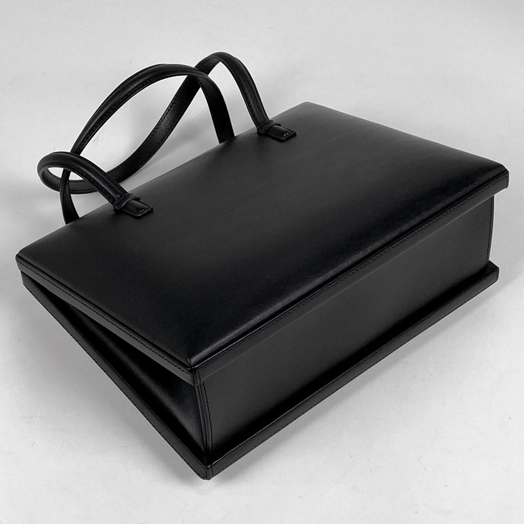 ロエベ ロゴ ハンドバッグ ハンドバッグ レザー ブラック レディース 【中古】brbag