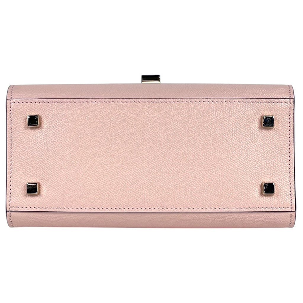 ヴァレクストラ ミニ イジィデ 2WAY ショルダーバッグ ペオニア ハンドバッグ レザー ピンク レディース 【中古】brbag