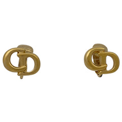 クリスチャンディオール ロゴ イヤリング CD イヤリング GP ゴールド レディース 【中古】bracc