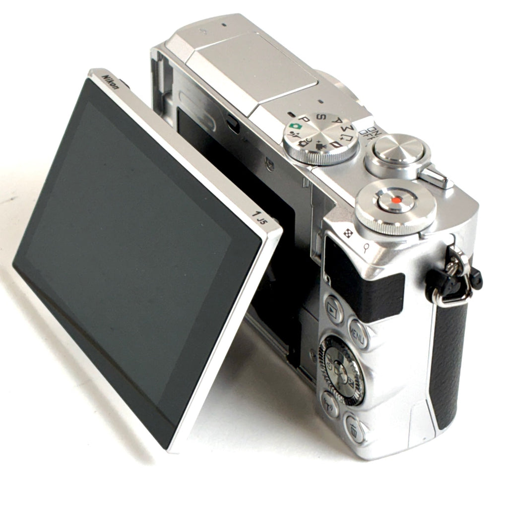 ニコン Nikon 1 J5 標準パワーズームレンズキット シルバー デジタル ミラーレス 一眼カメラ 【中古】cambb